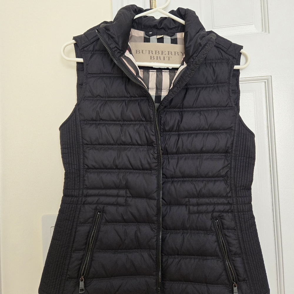 Burberry Brit Black Quilted Women's Vest